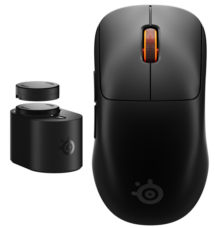 SteelSeries Sensei Pro WL Kabellose Gaming-Maus Schwarz Verbundprodukt