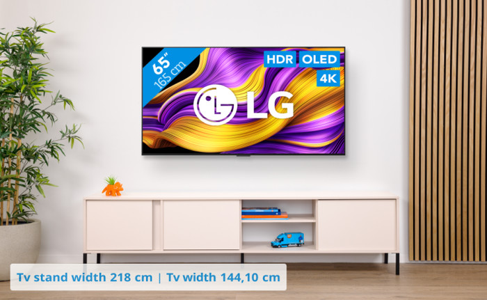 LG 65 inches OLED evo G57 4K (2025) visual Coolblue 1