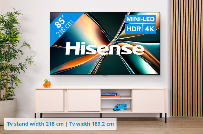 Hisense 85 inches ULED Mini-LED U7Q (2025) visual Coolblue 1