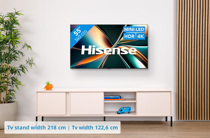 Hisense 55 inches ULED Mini-LED U7Q (2025) visual Coolblue 1