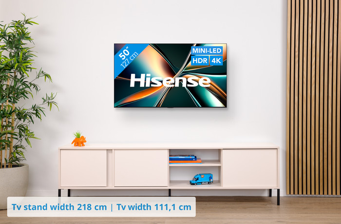Hisense 50 inches ULED Mini-LED U7Q (2025) visual Coolblue 1