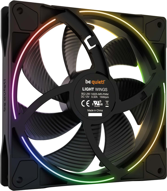 be quiet! Light Wings PWM 140x140x25 vorne