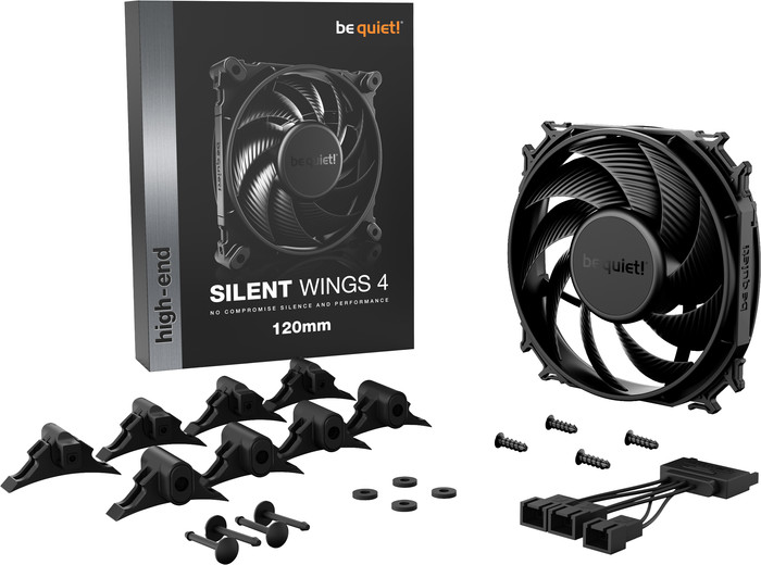 be quiet! Silent Wings 4 120x120x25 zubehör