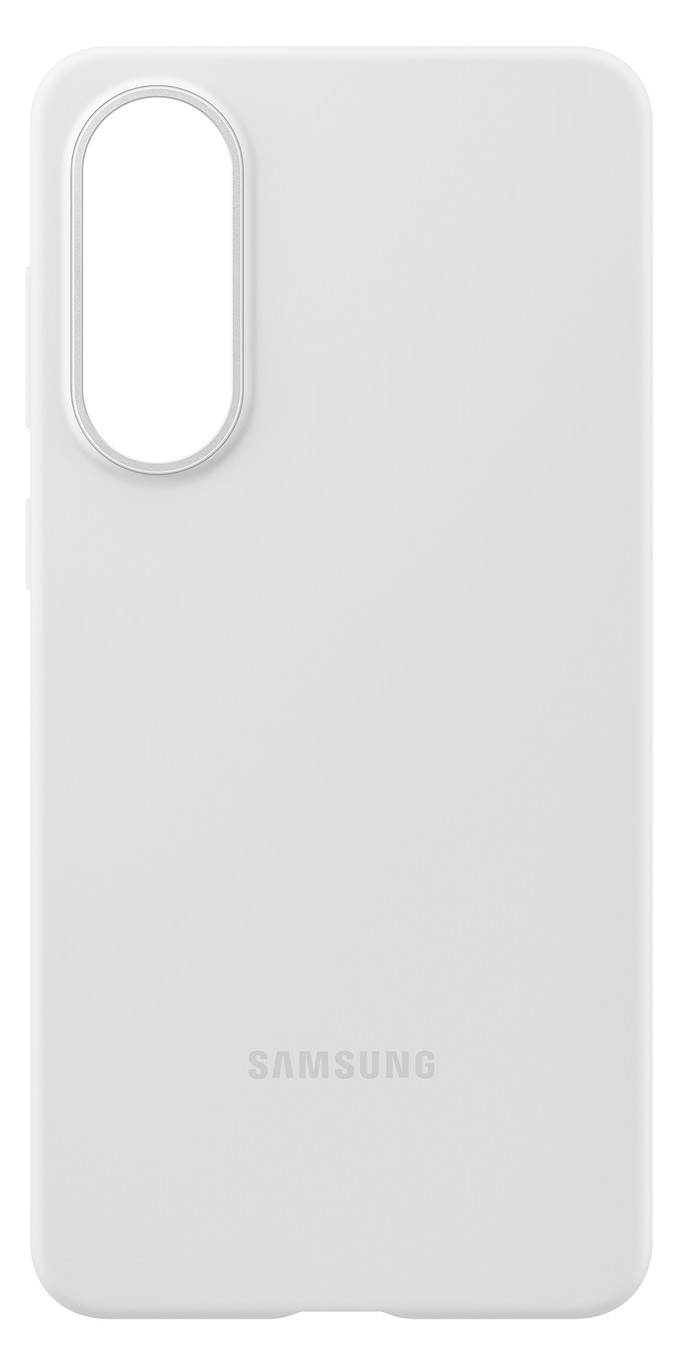 Samsung Galaxy S25 Edge Backcover aus Silikon Grau vorne