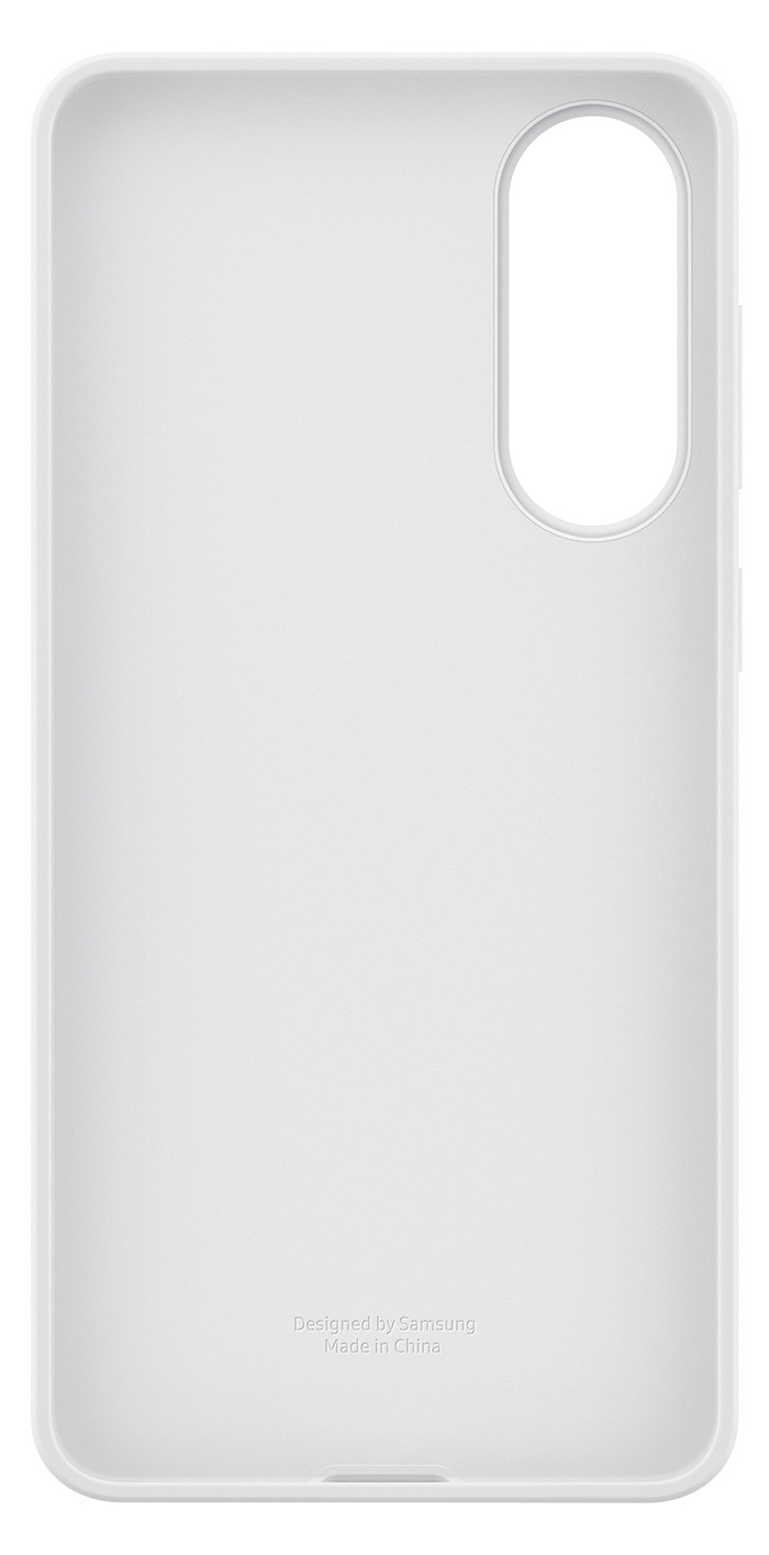 Samsung Galaxy S25 Edge Backcover aus Silikon Grau rückseite