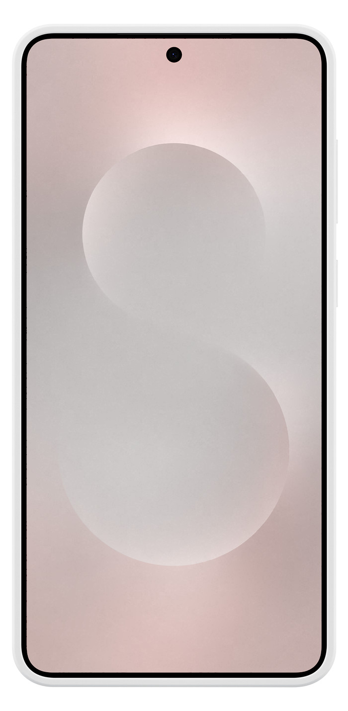 Samsung Galaxy S25 Edge Backcover aus Silikon Grau rückseite