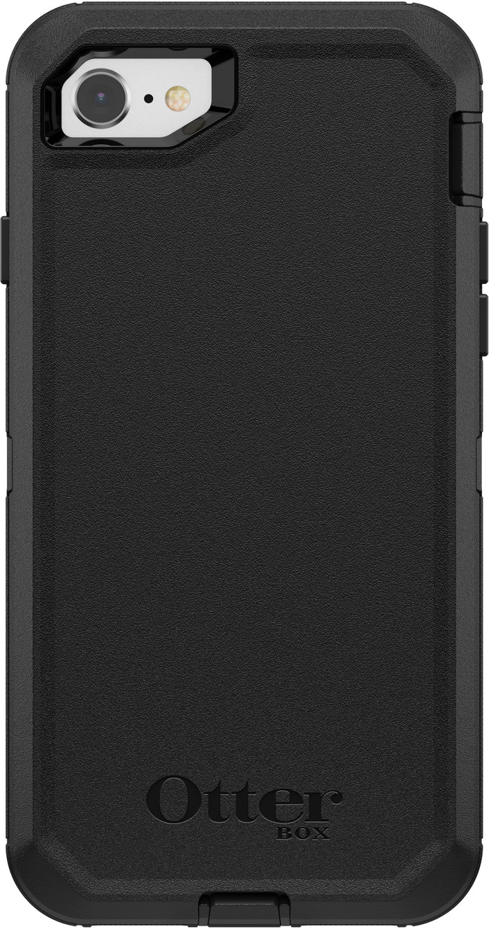OtterBox Defender Apple iPhone SE 2022/SE 2020/8/7 Back Cover Black back