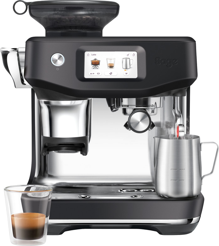 Sage Barista Touch Impress Cold Trüffelschwarz visueller lieferant
