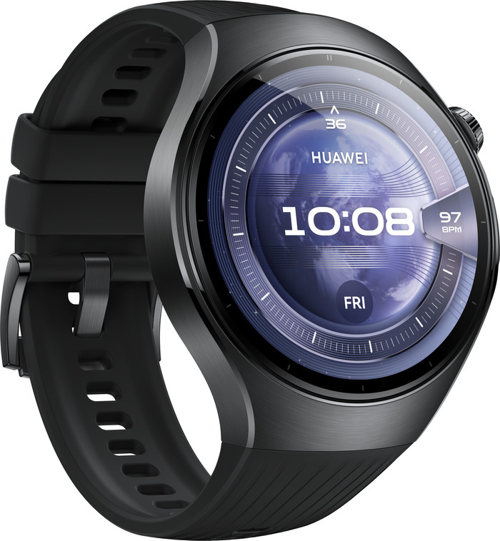 HUAWEI WATCH 5 Black 46mm + HUAWEI FreeBuds 6i Black left side