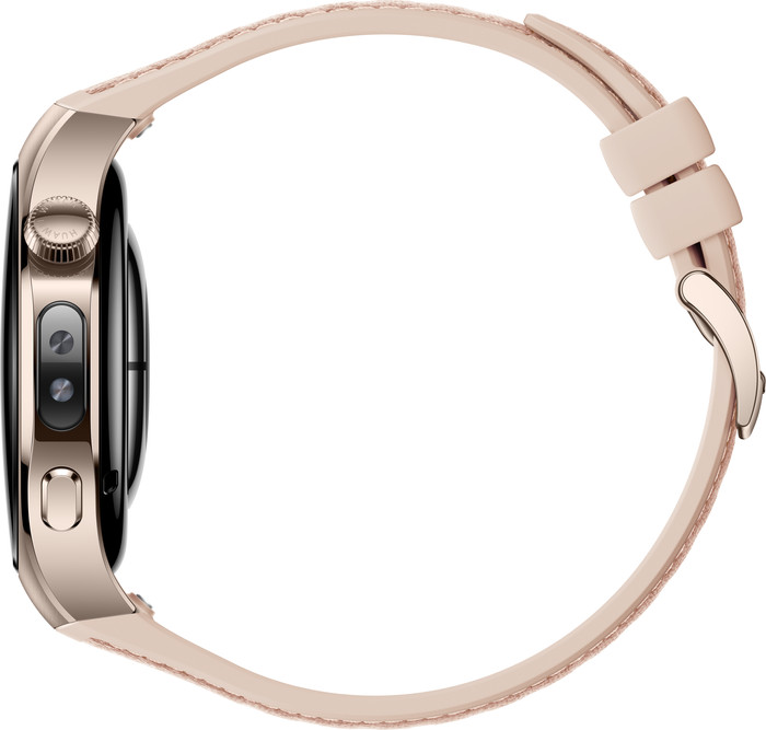 Huawei Watch 5 Roségold 42 mm + Huawei FreeBuds 6i Schwarz rechte seite