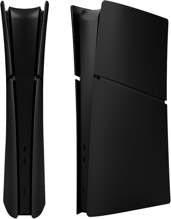 PS5 Slim Digital Edition Fortnite Set + Cover Schwarz + Zusätzlicher Controller Weiß + Ladestation produkt in gebrauch