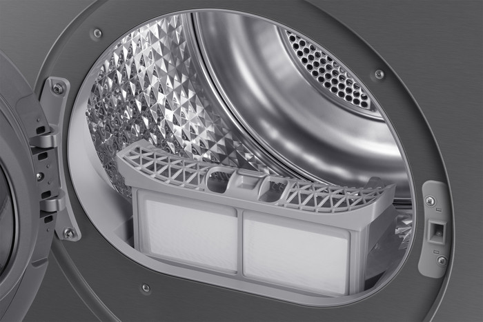 Samsung WF90F09C4S QuickDrive AI Home + Samsung DV90F09F4SU3 Bespoke detail