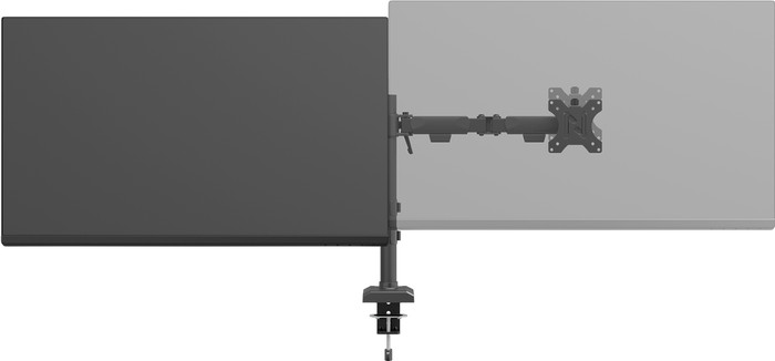 Neomounts NERO DS60-600BL2 Monitor Arm Black product in use