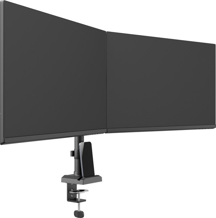 Neomounts NERO DS60-600BL2 Monitor Arm Black product in use