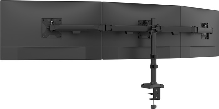 Neomounts NERO DS60-600BL3 Monitorhalterung Schwarz rückseite