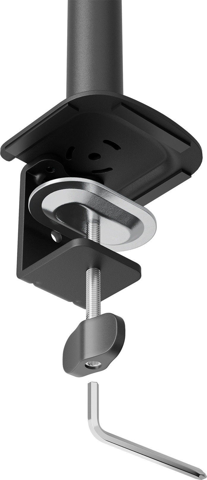 Neomounts NERO DS60-600BL3 Monitorhalterung Schwarz detail