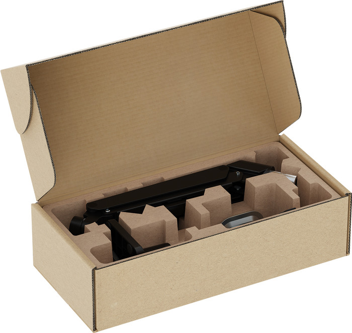 Neomounts NEXT Slim DS70-250BL1 Monitorhalterung Gasgefedert Schwarz verpackung