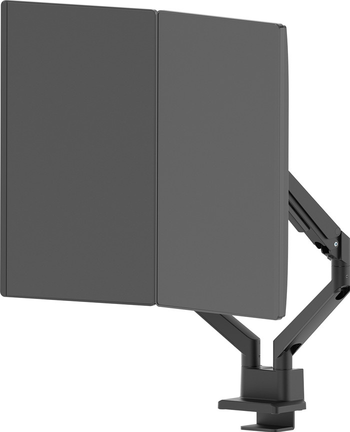 Neomounts NEXT Slim DS70-250BL2 Monitor Arm Gas Spring Black product in use