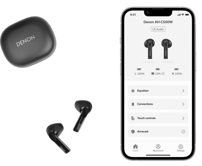 Denon AH-C500W Schwarz visueller lieferant