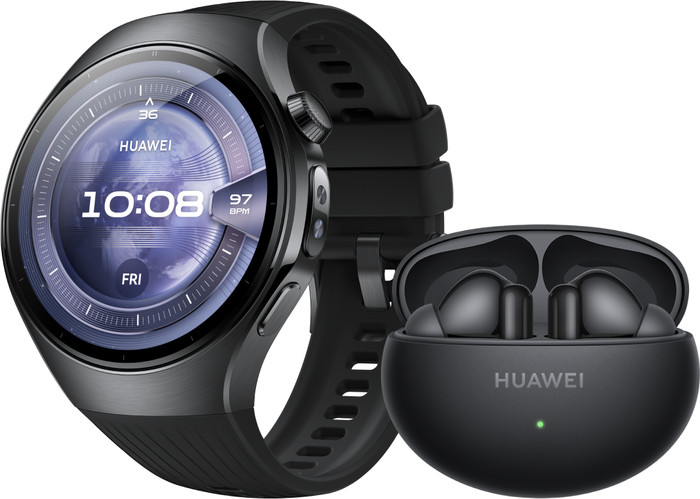 HUAWEI WATCH 5 Black 46mm + HUAWEI FreeBuds 6i Black Main Image