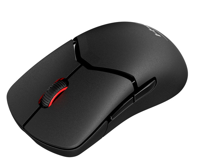 HyperX Pulsefire Saga Pro Wireless Gaming-Maus Schwarz linke seite
