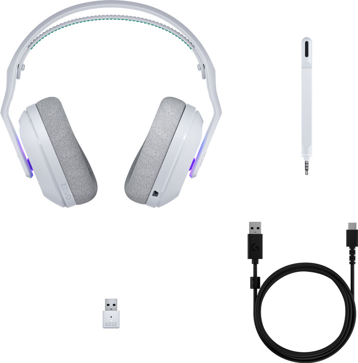 Logitech G522 Lightspeed Kabelloses Gaming-Headset Weiß zubehör