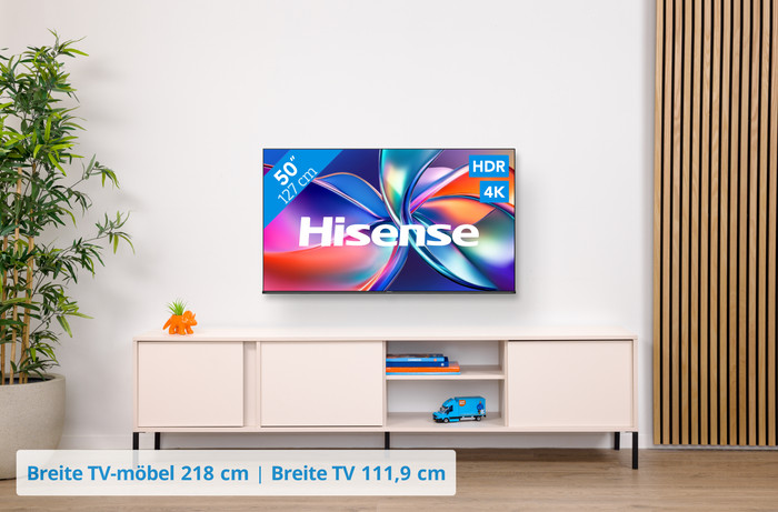 Hisense 50 Zoll QLED E7Q (2025) visuelles Coolblue 1