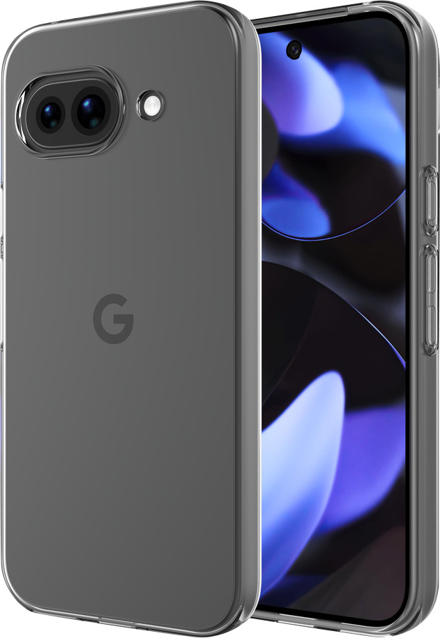 Just in Case Soft Design Google Pixel 9a Back Cover Transparent left side
