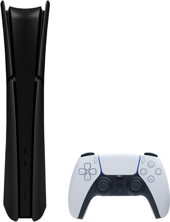 PlayStation 5 Slim Digital Edition + Covers Black Main Image
