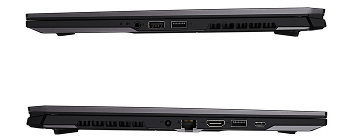 GIGABYTE AERO X16 2WH - 16 inches - AMD Ryzen AI 9 - 32GB RAM/2TB SSD - RTX 5070 left side