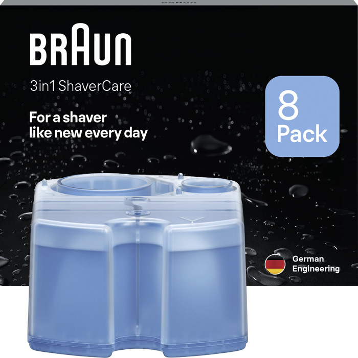 Braun Clean & Renew Refill Cartridge CCR 8 units Main Image
