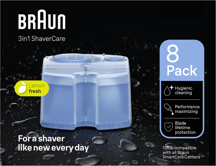 Braun Clean & Renew Refill Cartridge CCR 8 units visual supplier
