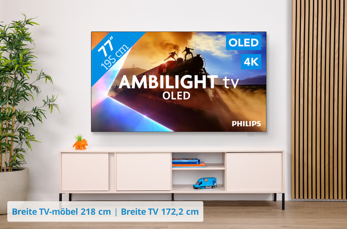 Philips Ambilight 77 Zoll OLED760 4K (2025) visuelles Coolblue 1
