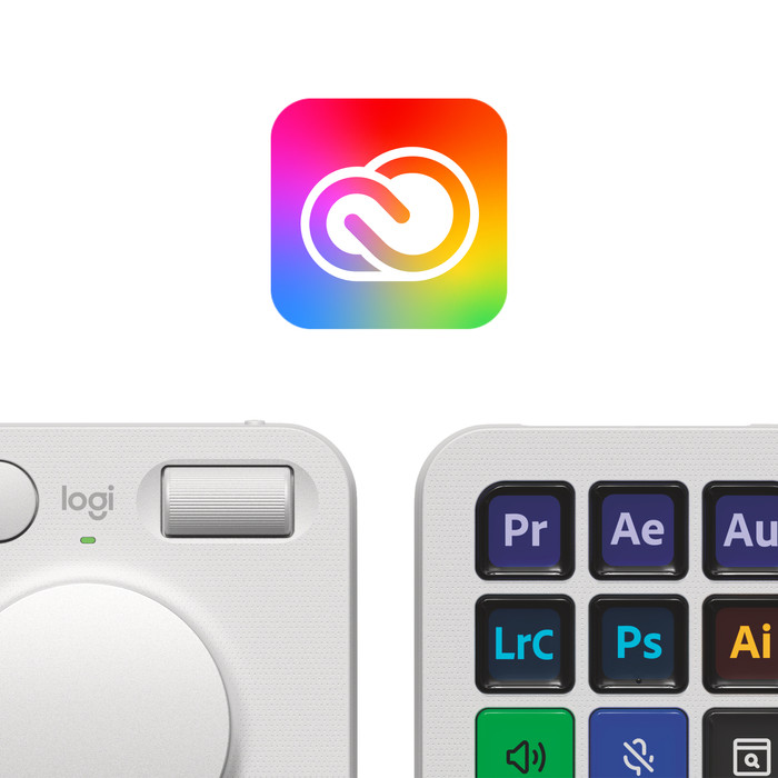 Logitech MX Creative Console Weiß visueller lieferant