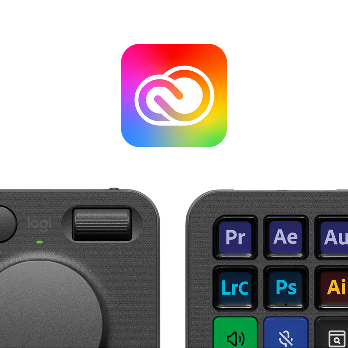 Logitech MX Creative Console Schwarz visueller lieferant