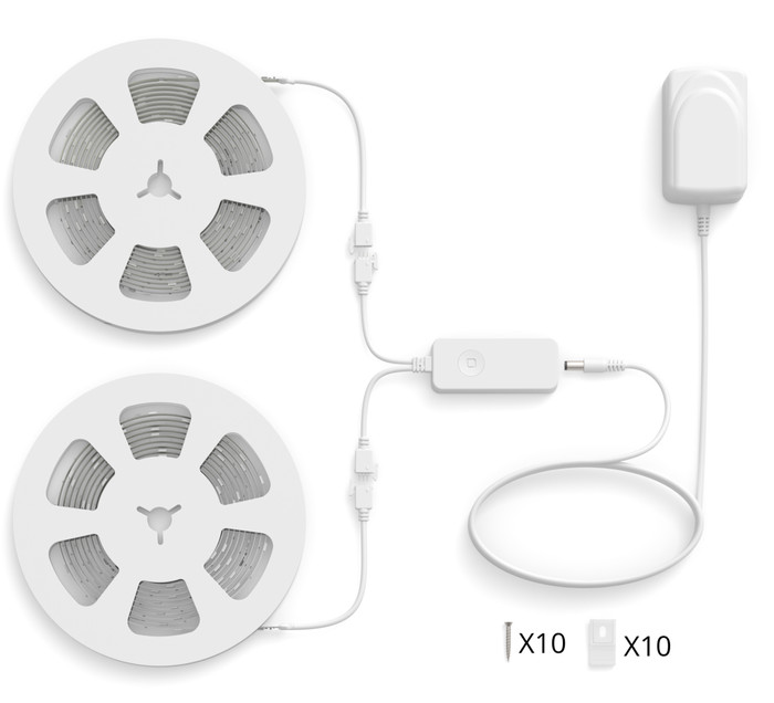 WiZ RGBIC Lightstrip - Farbiges Licht - 20 Meter vorne