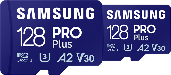 Samsung microSDXC PRO Plus 128GB 130MB/s Duo Pack Main Image