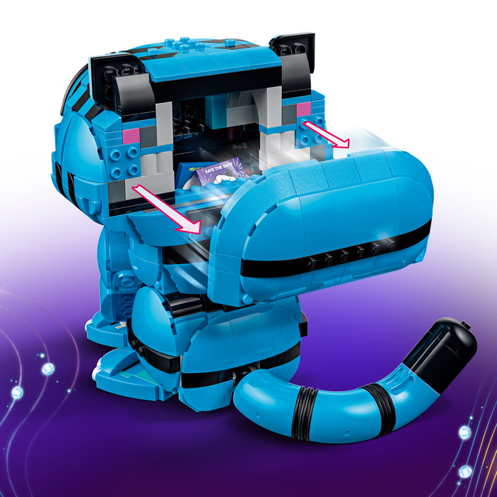 LEGO KPop Demon Hunters Der Tiger Derpy und die Elster Sussie 72537 produkt in gebrauch