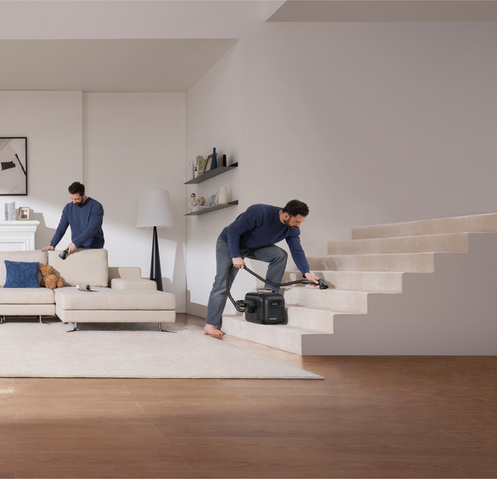 eufy Omni E28 produkt in gebrauch