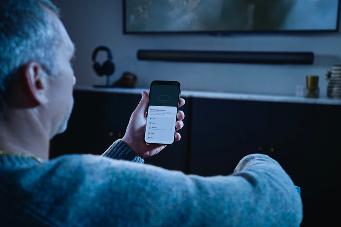 Sonos Arc Ultra Weiß produkt in gebrauch