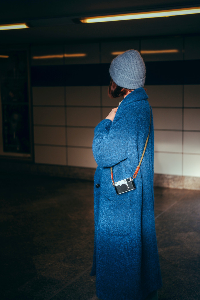 Fujifilm X-Half Silber produkt in gebrauch