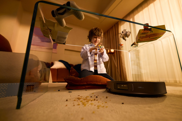 Roborock Saros Z70 R&D Black produkt in gebrauch