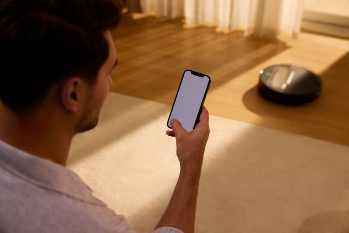 Roborock Saros Z70 Black produkt in gebrauch