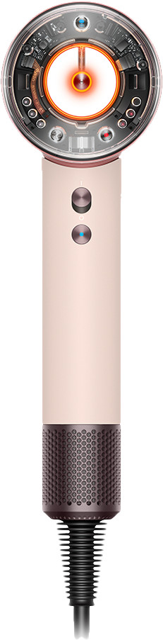 Dyson Supersonic Nural Curly + Coily Ceramic Pink left side