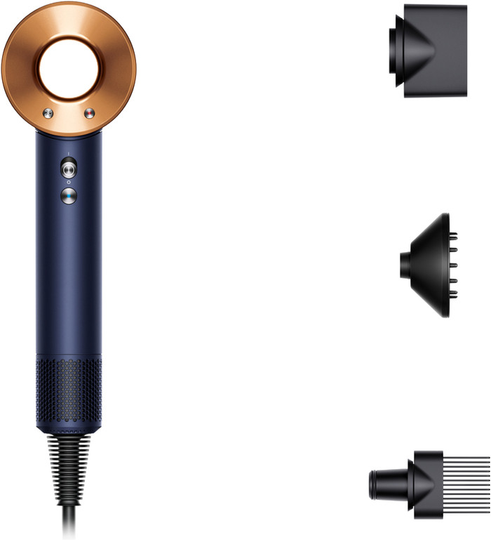 Dyson Supersonic Curly + Coily Nachtblau vorne