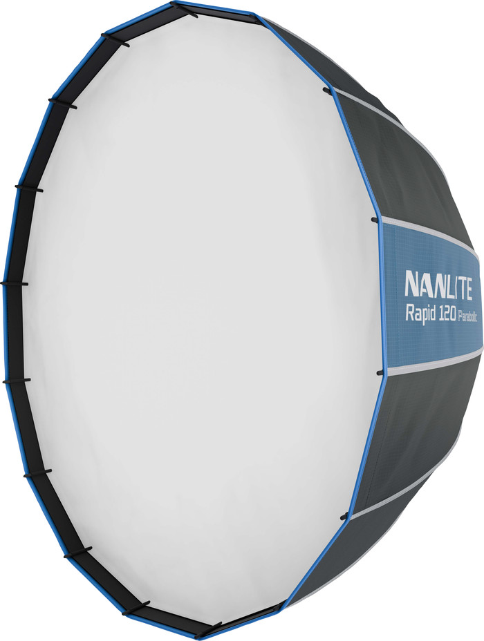 Nanlite Rapid Parabolic Softbox 120 cm rechte seite