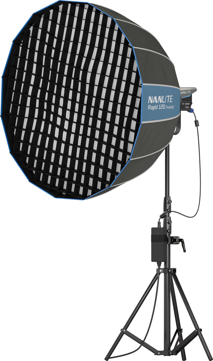 Nanlite Rapid Parabolic Softbox 120 cm rechte seite