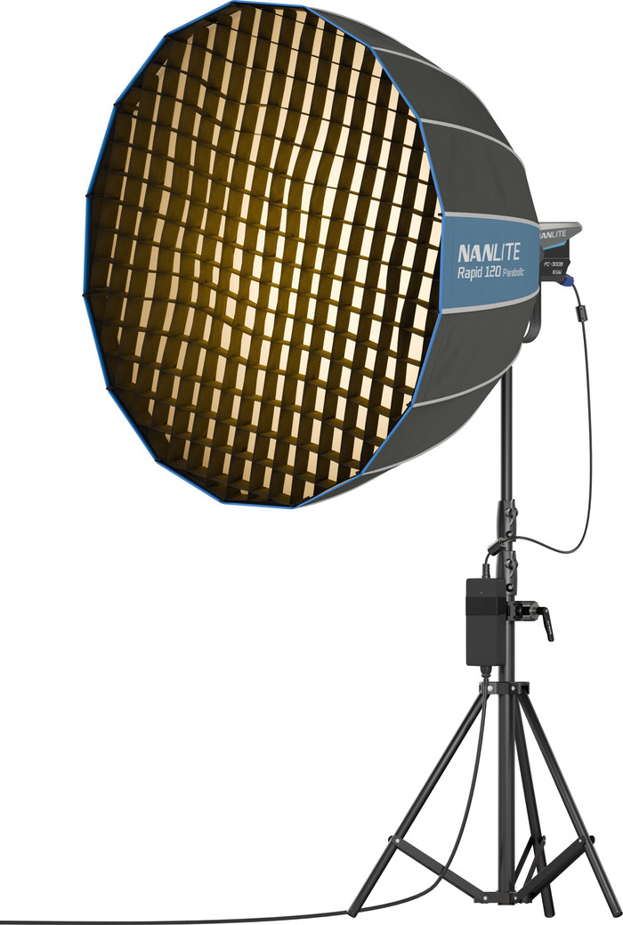 Nanlite Rapid Parabolic Softbox 120 cm rechte seite