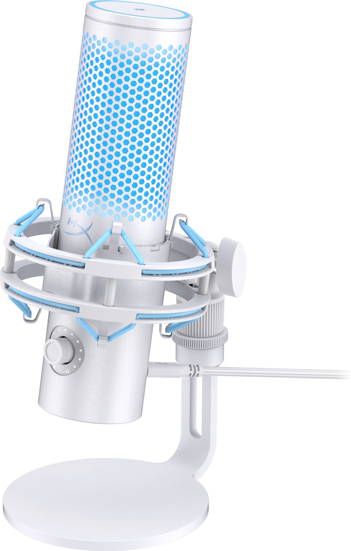 HyperX QuadCast 2 USB Microphone Frost right side