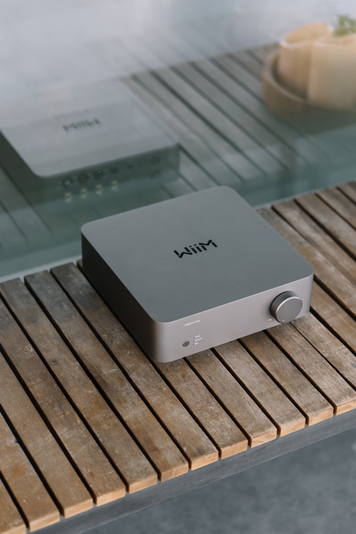 WiiM Vibelink Amp Grau produkt in gebrauch